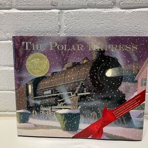 The Polar Express Hardcover Book with keepsake  ornament (nwt)